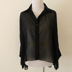 Millau LF Stores S/S Oversize Blouse Black XS